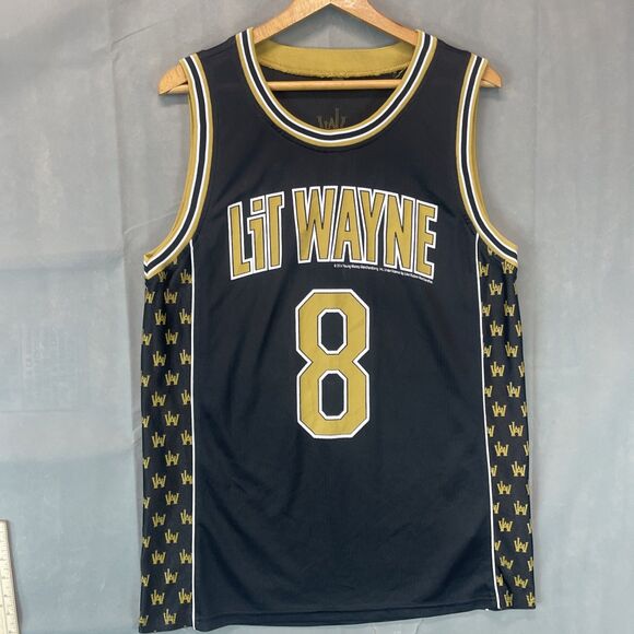 Lil Wayne Carter / Weezy Young Money YMCMB Tour #8 Basketball Tank Jersey size L - Picture 1 of 9